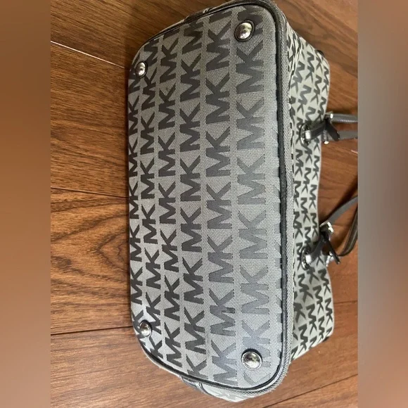 Michael Kors Gray Logo Tote - Picture 5 of 5